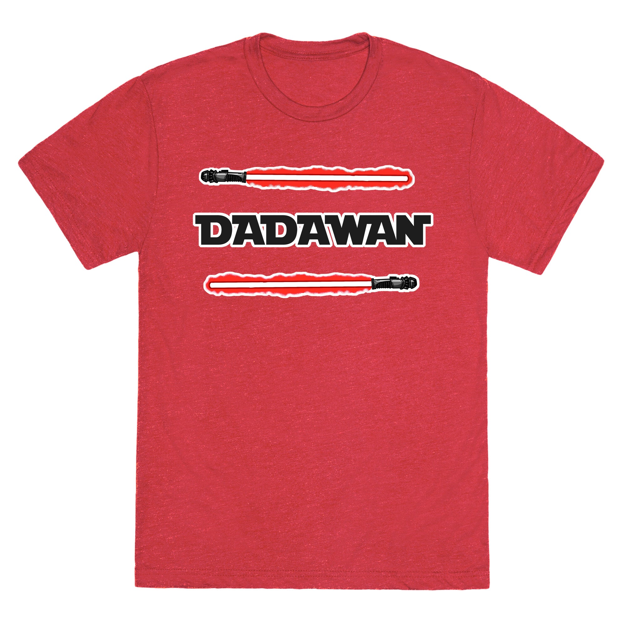 Padawan Dadawan Star Wars Parody Red Light Sabers Unisex Triblend Tee